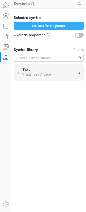 The Swebsy Symbols tab showing a selected symbol and the Symbol library.